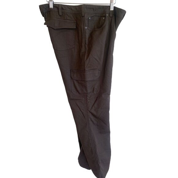 Duluth Flex Fire Hose Relaxed Leg Cargo Pants Women's 14 x31 Brown - Picture 12 of 15